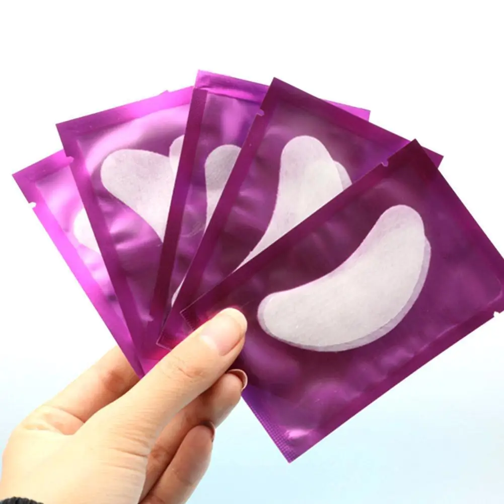 

5Pairs Eye Pads Eyelash Under Eye Pads Fiber Patches Eyelashes Grafted Makeup For Professionals False Eye Tools Stickers A5U4