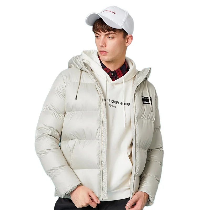Новая модная зимняя куртка SEMIR мужское теплое пальто мужские парки куртки