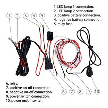 

Light Automotive Wire Bar Rocker 12V 40A ON-OFF Switch Relay Car Wiring