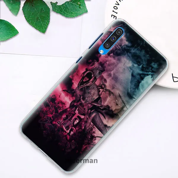 01 Динозавры юрского периода телефонные чехлы для samsung Galaxy A10 A20e A30 A40 A50 A60 A70 A80 A6 A8+ A7 A9 жесткий чехол из поликарбоната - Цвет: 01