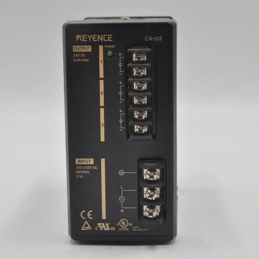 

KEYENCE CA-U3 vision system DC 24V power supply