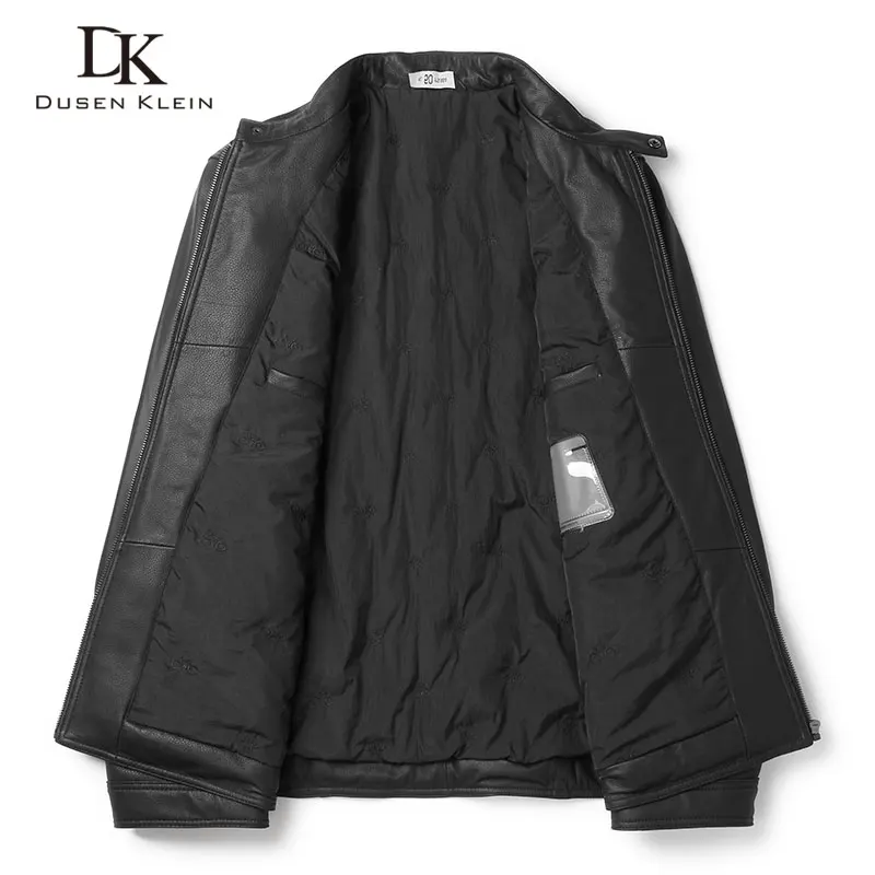 Мужские Куртки из натуральной кожи, кожаные пуховики, зимние теплые короткие пальто из овчины+ утиный пух, 5XL 1960