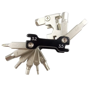 

Multifunctional Bicycle Repair Tool Group Mountain Bike Portable Repair Hex Splitter Folding Tool