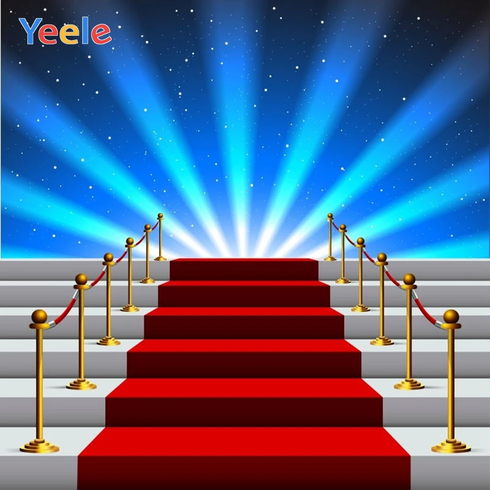 Yeele сценический красный ковер фон для фотографии VIP вечерние в Золотой горошек Детские Портретные фото фон фотосессия Фотостудия