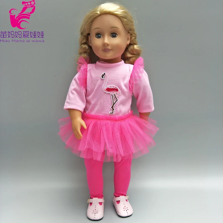 Кукольное платье для 43 см куклы зеленое принцессы 18 дюймов фатиновое игрушки