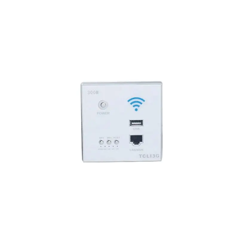 Белый 300 Мбит/с 220 В умный беспроводной Wi-Fi ретранслятор удлинитель настенный встроенный маршрутизатор розетка - Цвет: Белый