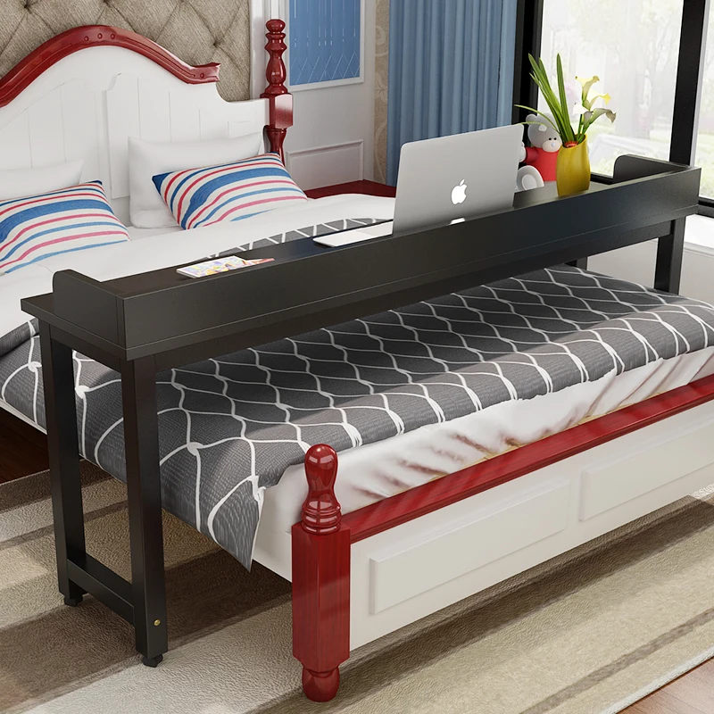 

Laptop table bedside table new desk simple cross bed table multi function