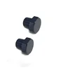 1/8 NPT Male Pipe Plug Aluminum Hex Head Cap Fuel Hose Tube Nut Fitting Adapter Black Anodized 5
