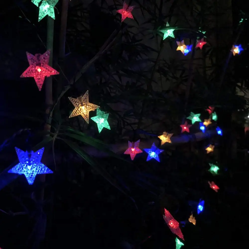 LED Solar String Night Light 7m 50LEDS Solar Star String Fairy Light Outdoor Garden Christmas Party Decoration Solar Lights