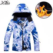 Зимняя спортивная одежда для женщин, лыжные куртки, сноубординг, туризм, кемпинг, ветровка, зимняя водонепроницаемая Лыжная куртка Roupa De Esqui