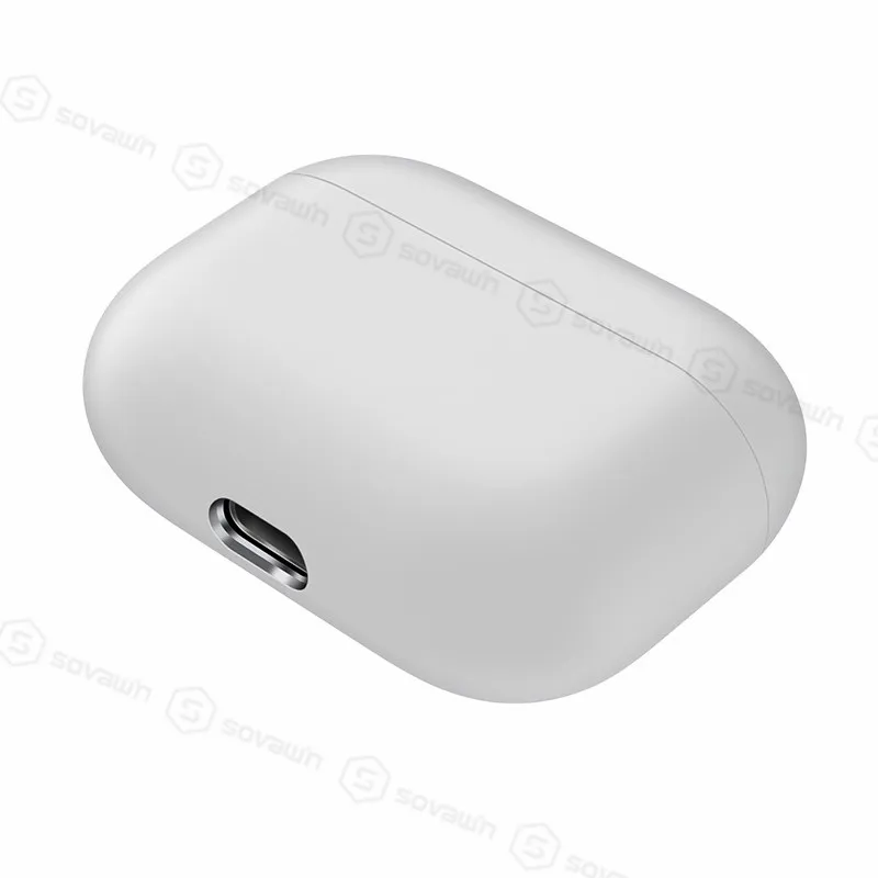 Ударопрочный чехол Sovawin для AirPods Pro с брелком, прозрачная bluetooth-гарнитура, коробка с брелком, чехол для гарнитуры