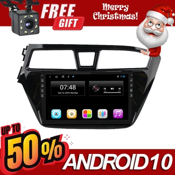 

2 Din Car Radio Navigation GPS Bluetooth Player 9 Inch Screen For Hyundai I20 right Android 10 Stereo Head Unit WIFI
