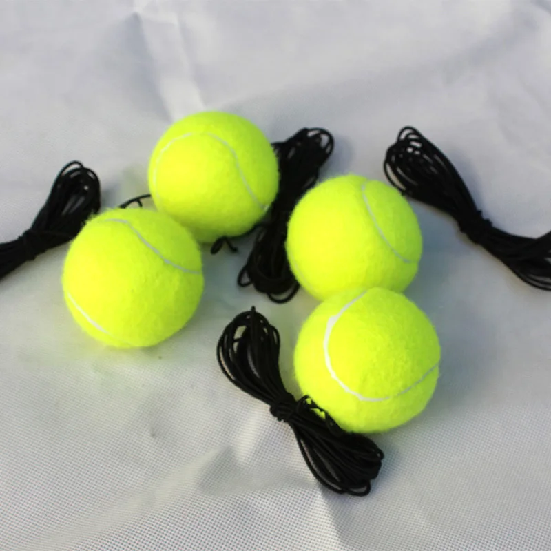Advanced Single Tennis Training Device with Tennis for Self-learning Rebound Training Special Rubber Band for