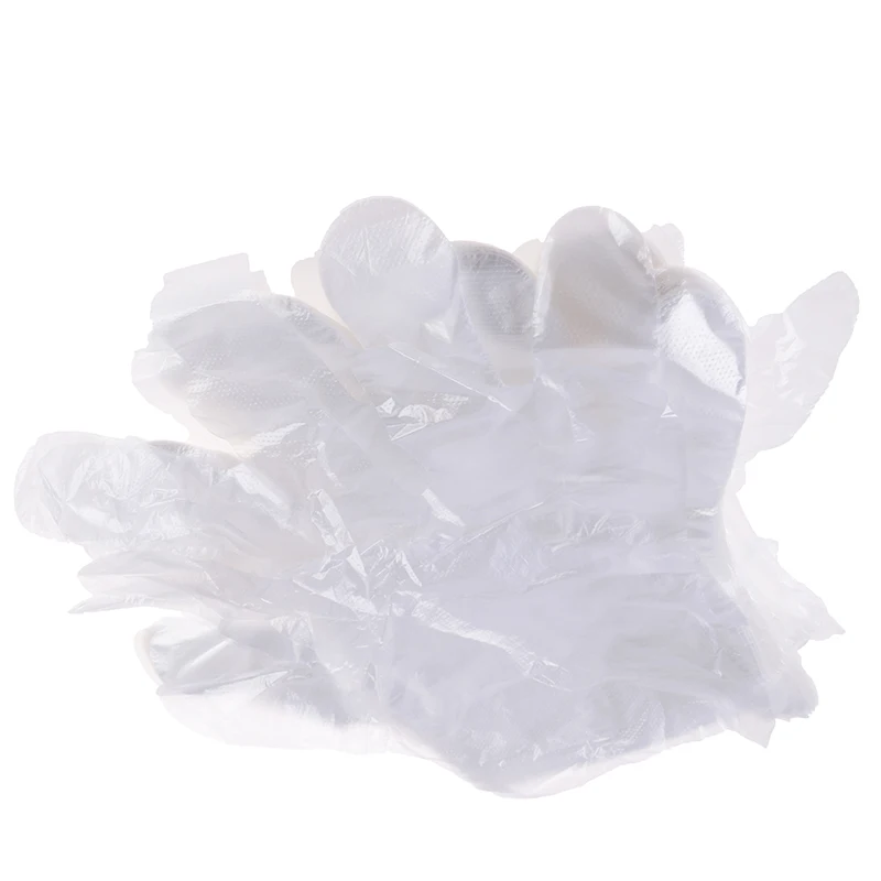 200PCS/Set Food Plastic Gloves Disposable Gloves Restaurant Kitchen BBQ Eco-friendly Cleaning Gloves Fruit Vegetable Gloves