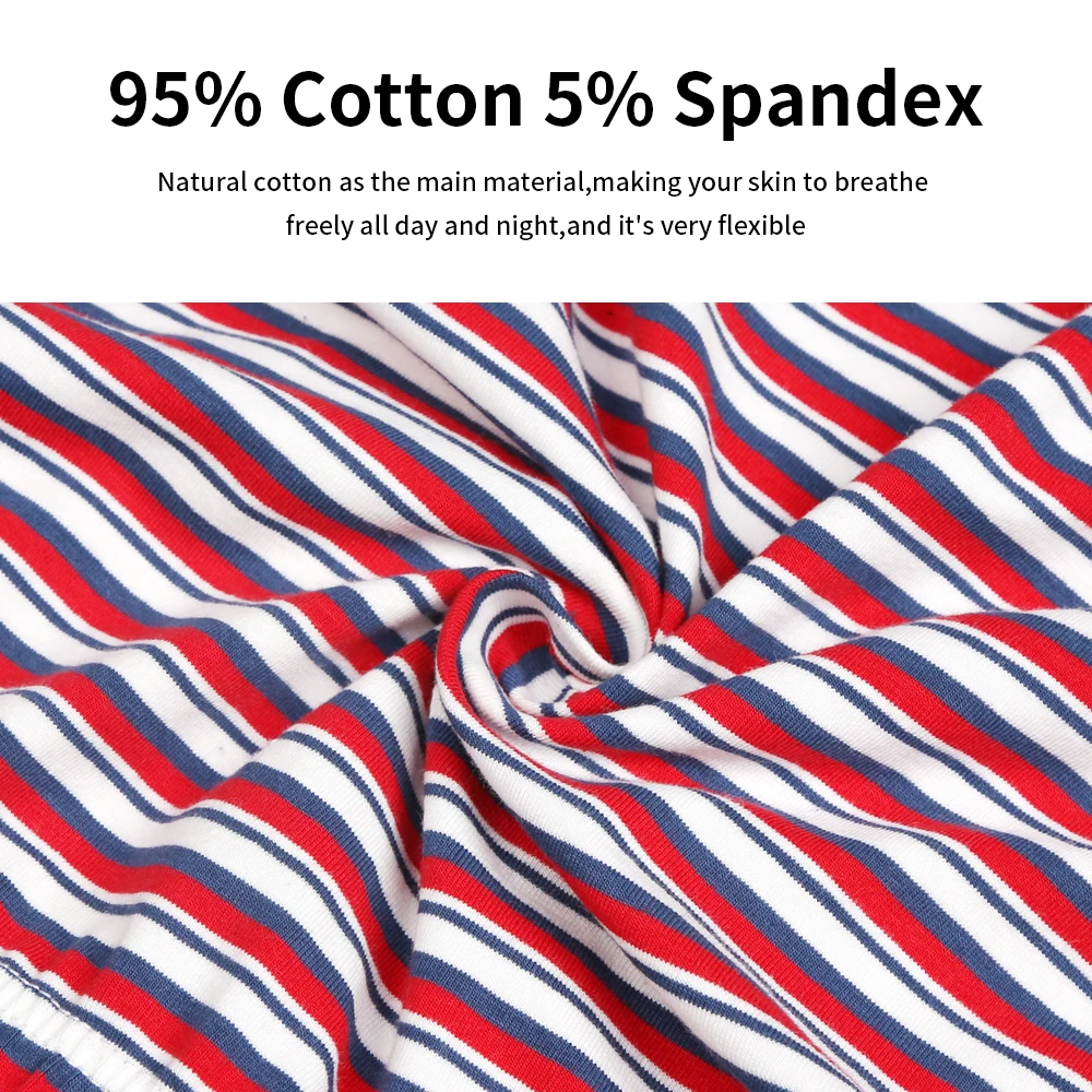 95% Cotton Men's Briefs Striped Underwear Super Soft Panties S-XXL Stretch Male Boys men underwear