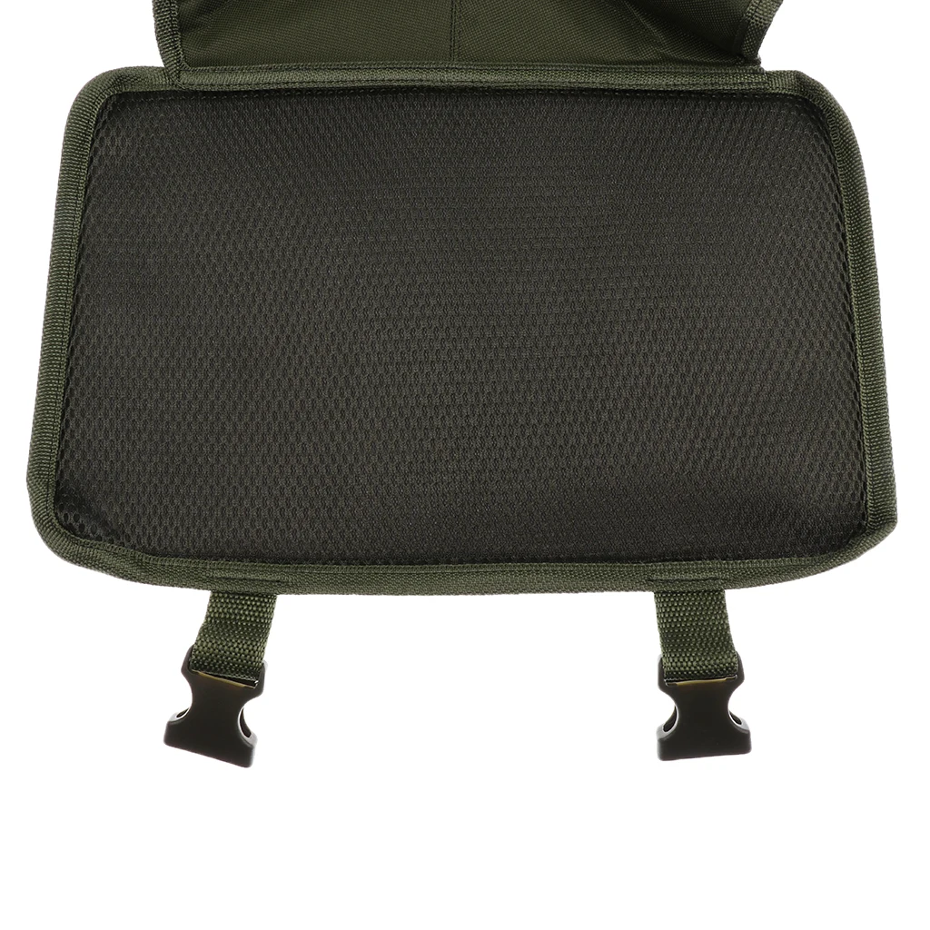 Fishing Seat Box Backpack Fishing Camping Tackle Bag Seat Box Bag Army Green