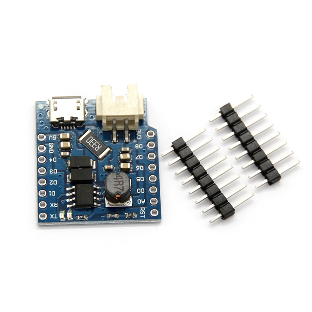 

Battery Shield For WeMos D1 Mini Single Lithium Battery Charging & Boost With Green/Red Light Indicator