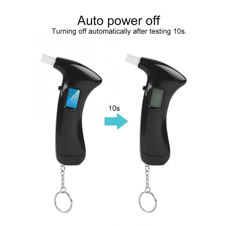 Alcohol Sensor Alcohol Detectors Advance LCD Display Portable Digital Breath Alcohol Tester multi gas detector
