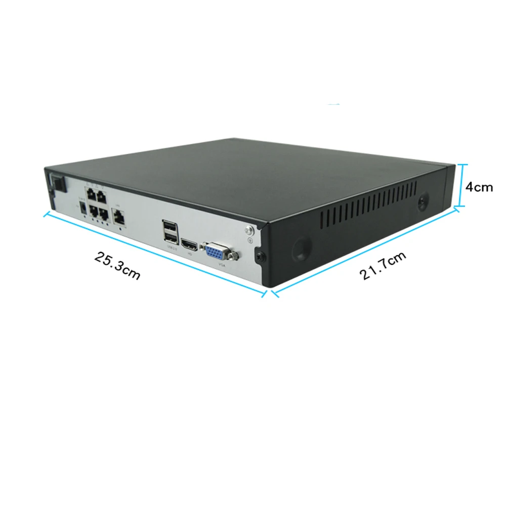 

YUNSYE 4CH 2MP PoE NVR For POE IP Camera system Surveillance H.265 48V 802.3af ONVIF CCTV NVR