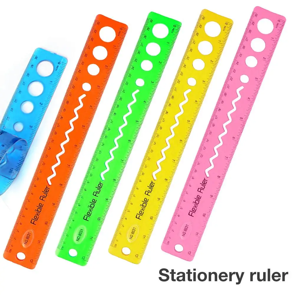 Новые офисные канцелярские принадлежности студенческие гибкие линейки прямые