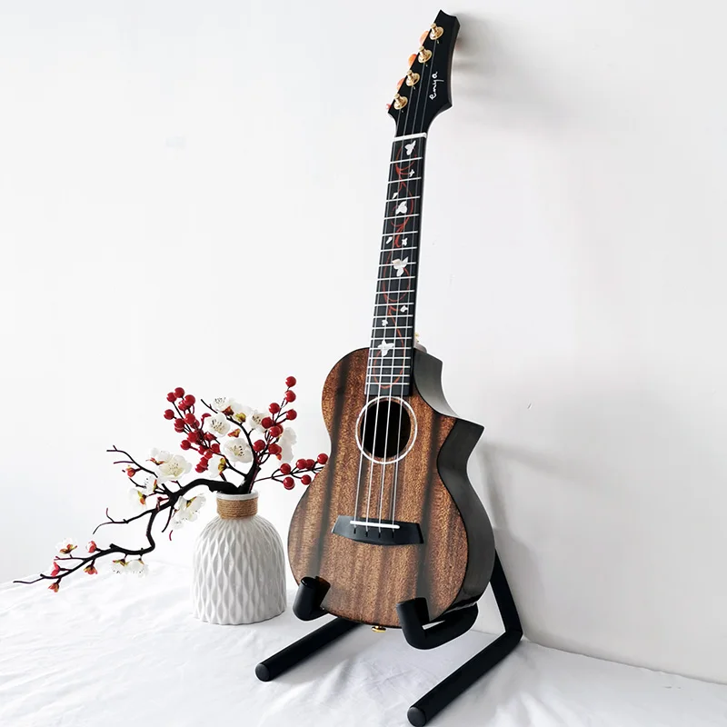 Enya M6 Uke тенор из красного дерева черный набор 23/26 дюймов гавайская мини гитара