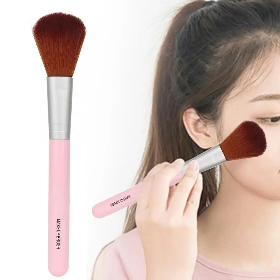 Кисть для макияжа портативная мягкая Румяна лица пудра женский косметический