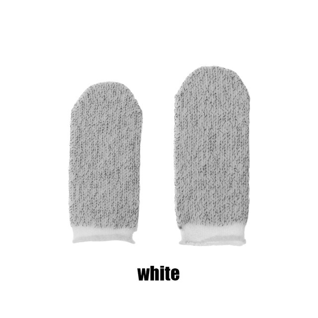 Pairs Finger Sleeve Touch Screen Gaming Gloves Sweatproof Breathable For PUBG Mobile Game Controller Fingertips