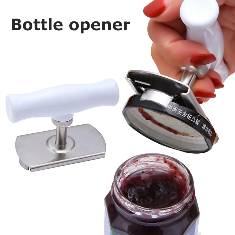 

Multifunctional Stainless Steel Universal Bottle Opener For Kitchen Adjustable Can Opener Canned Manual Easy Jar Lid Openers