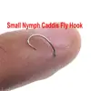 Bimoo 50/100 Fly Tying Curve Shank Hooks Flies Making Hook Wide Gap Nymph Caddis Midge Shrimp Fly Fishing Hook #6 #8 #10 #12 #14 ► Photo 3/6