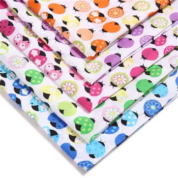 

Masks Ladybugs Fabric Polyester Printed Trellis Sewing Fabrics for Patchwork Needlework Diy Clothing Mask Dustmask Facemask