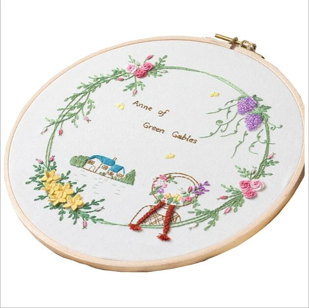 赤毛刺繍ヨーロッパ刺繍キットシンプルな三次元の刺繍リボンキット刺繍針仕事 刺繍 Aliexpress