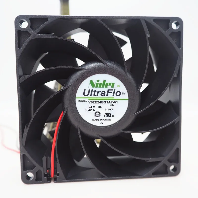 Original 9CM 9038 inverter cooling fan V92E24BMA751 V92E24BS1A751 24V