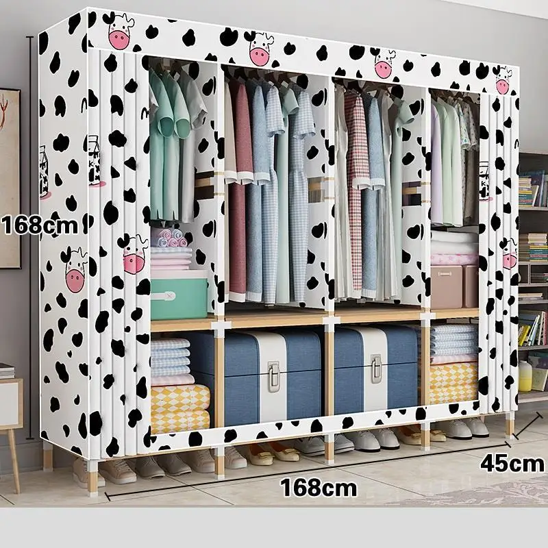 Version B Szafa комод для Armario Tela Kleiderschrank Yatak Odasi мобильный шкаф Mueble шкаф спальня мебель гардероб - Color: Version B