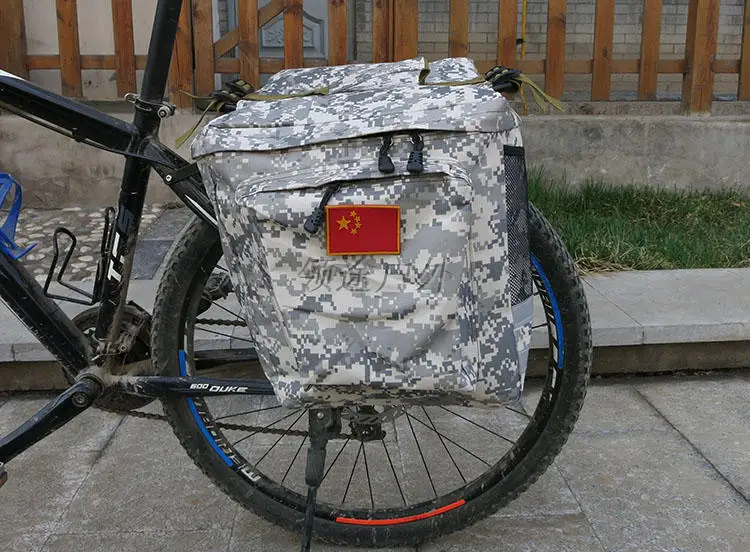 Back Seat Pack Mountain Bike Large-Volume Rides Luggage Waterproof After Rack Bag Bicycle Saddle Box Support Camel Bag Equipment
