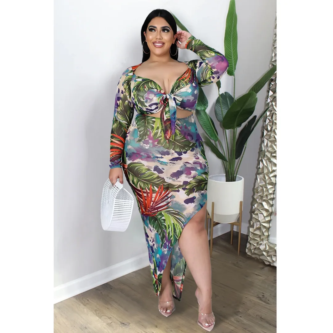 PROD 1005003087128049 Echoine Sexy Printed Strappy Asymmetrical Dresses
Skinny Vestidos Plus Size Punk Rave Woman Dress Full Sleeve Clothing