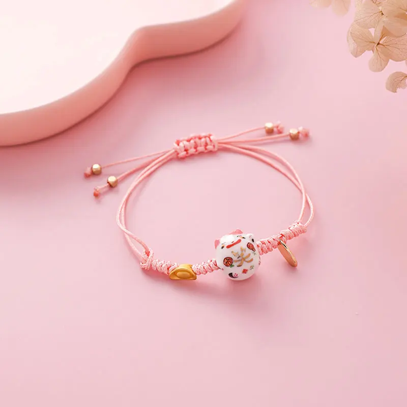 DoreenBeads, Модный женский браслет, плетеные браслеты, розовый кот, животное, слиток, ювелирные изделия, аксессуары, подвески, 5,5 см диаметр., Цельнокроеное платье