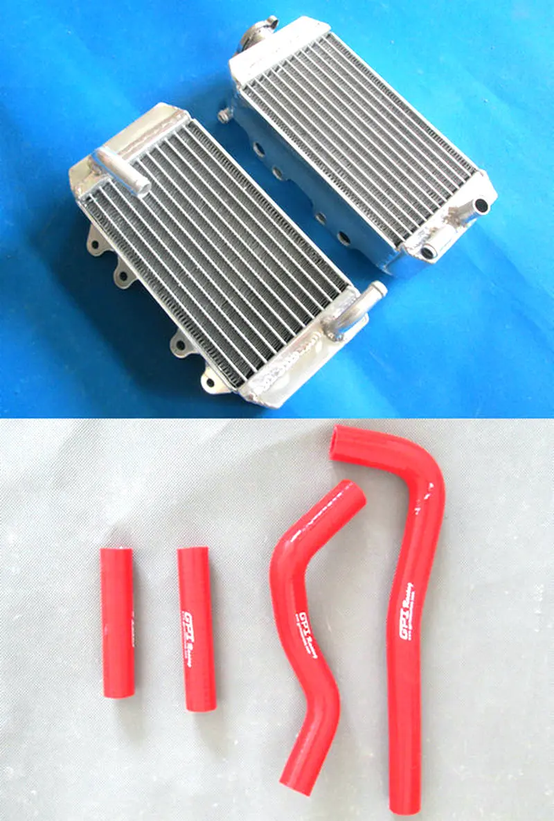 Алюминий сплав радиатор+ силиконовый шланг для Honda CRF150 CRF150R 2007-2013 2008 2009 2010, 11, 12, 13 лет