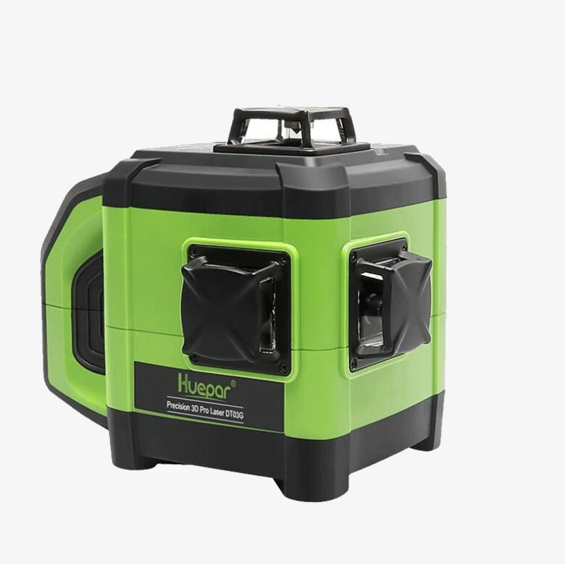 Nivel Laser, Huepar Nivel Láser Verde Con Puntos De Plomada Y MODO DE