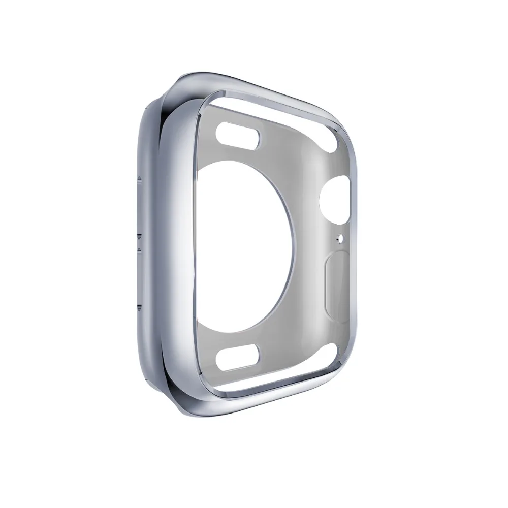 Чехол для наручных часов Apple Watch 4 5/3/2/1 40 мм 44 царапин половина пакета electroplating TPU шесть цветов чехол s для наручных часов iWatch, версия 3, 2, 42 мм, 38 мм