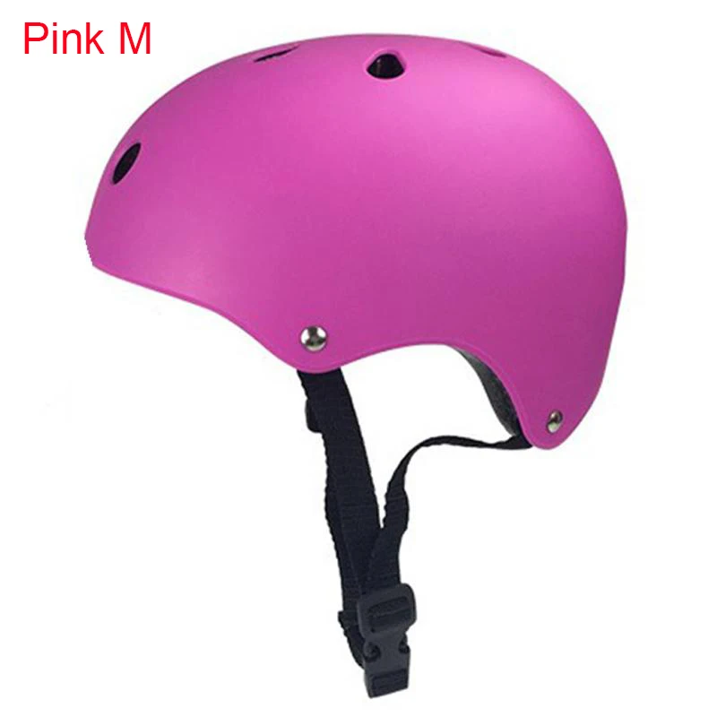 BMX велосипед скейт мульти-спорт MTB велосипед баланс Катание на коньках шлем Дети Велоспорт велосипед крушение шлемы, Безопасность Защитное снаряжение - Цвет: Pink M