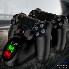 Для sony Playstation 4 контроллер стенд двойной usb зарядное устройство док-станция для PS4/PS4 Slim/PS4 Pro контроллер