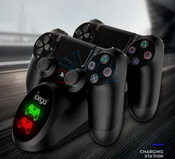 

for Sony Playstation 4 Controller Stand Dual USB Charging Charger Dock Station for PS4 / PS4 Slim / PS4 Pro Controller