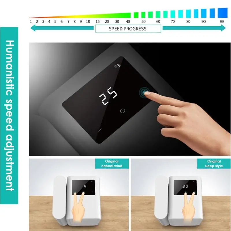 USB Mini Air Conditioner Cooler Humidifier Purifier Desktop Air Cooling Fan