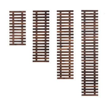 

Wood Balcony Wall Wall Hanging Flower Rack Green Basket Indoor Climb Arbor Suspension Type Metope Decorate Flowerpot Frame