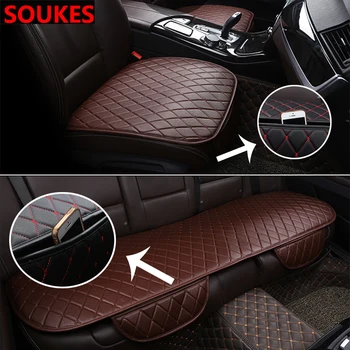 

Business Plaid Car Leather Cushion Seat Cover Pad For Opel Insigina Vectra Toyota Corolla RAV4 Avensis CHR Nissan Tiida Suzuki