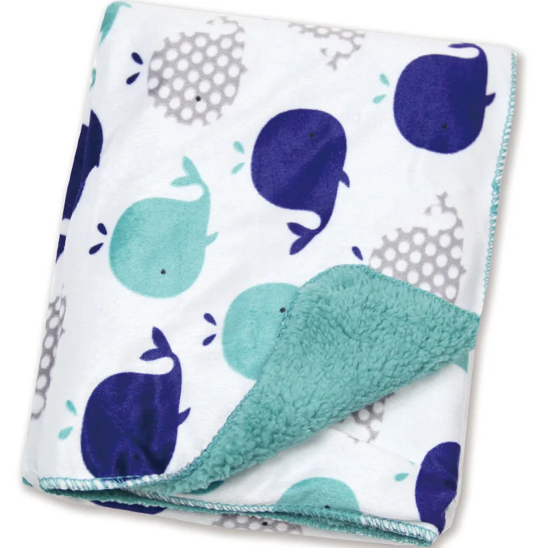 Детское одеяло подгузники из муслина, мягкое постельное белье с мультяшным принтом, детское Пеленальное Одеяло для новорожденных, Фланелевое хлопковое детское одеяло для кровати s - Цвет: PJ3707F