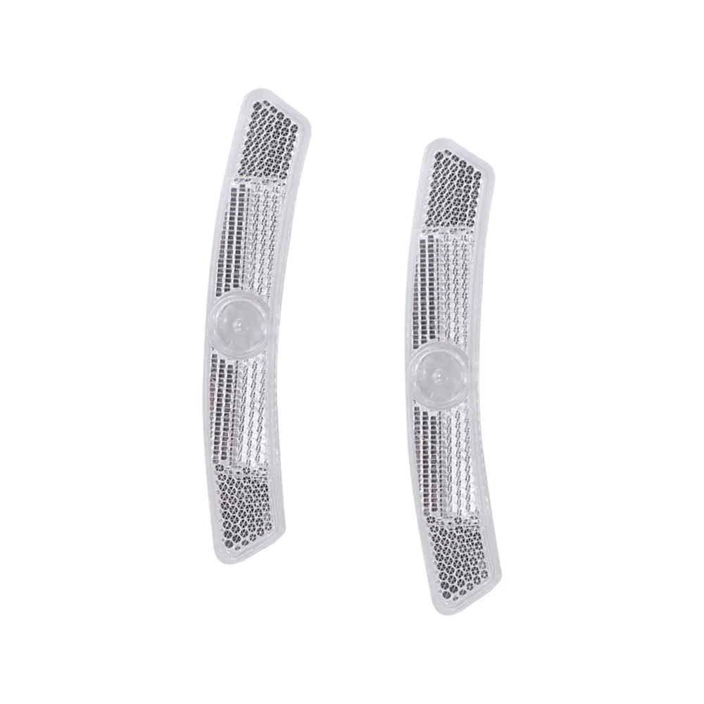 2pcs/set Bike Bicycle Spoke Reflector Safety Warning Light Safety Wheel Rim Reflective Light Mount Vintage Clip Tube Reflector Bike Accessories