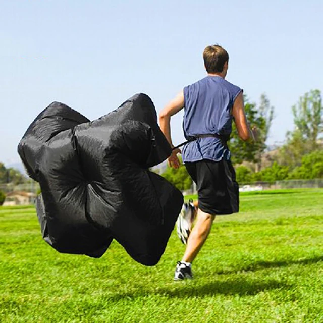 56 Inch Soccer Ball Speed Training Resistance Parachute Football