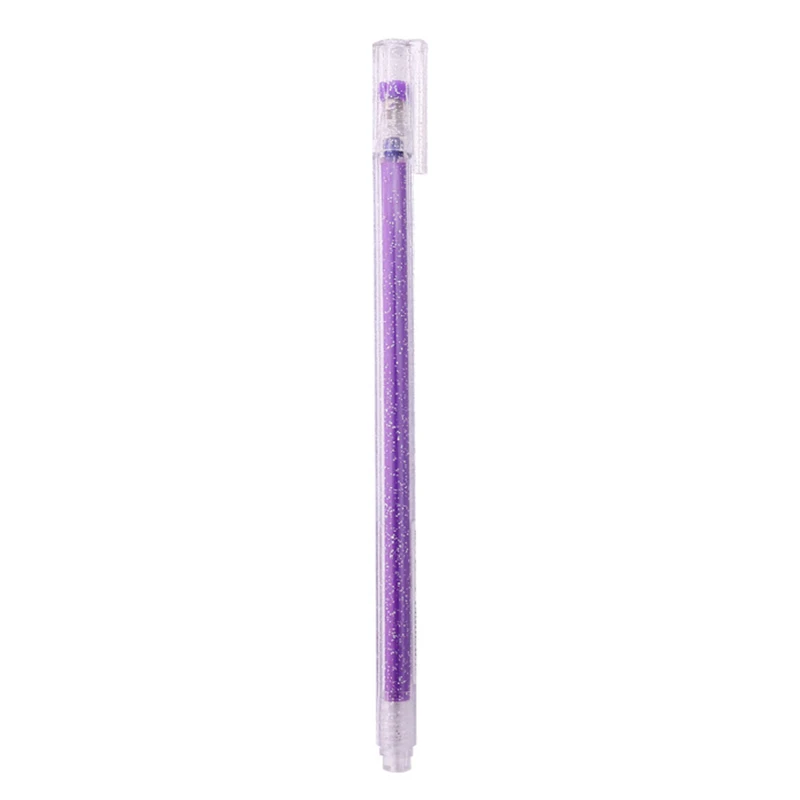 8Pcs/set Simplicity Flash Gel Pens Cardboard Paper Pen Art Marker Stationery Kit New Arrival