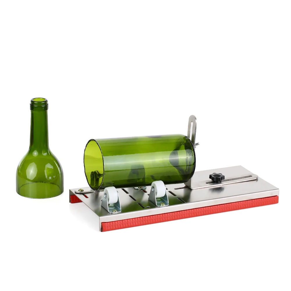 

Stainless Steel Glass Cutter Adjustable Glass Bottle Cutter DIY Cutting Tool for Wine Beer Round Square Oval Bottles Mason Jars